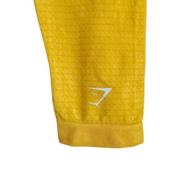 Gymshark Vital Seamless 2.0 Leggings in Yellow Marl - Picture 9 of 12